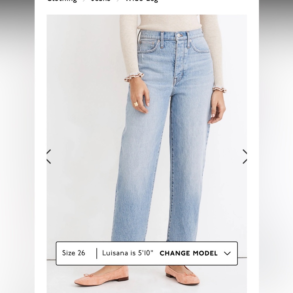 Madewell balloon jeans